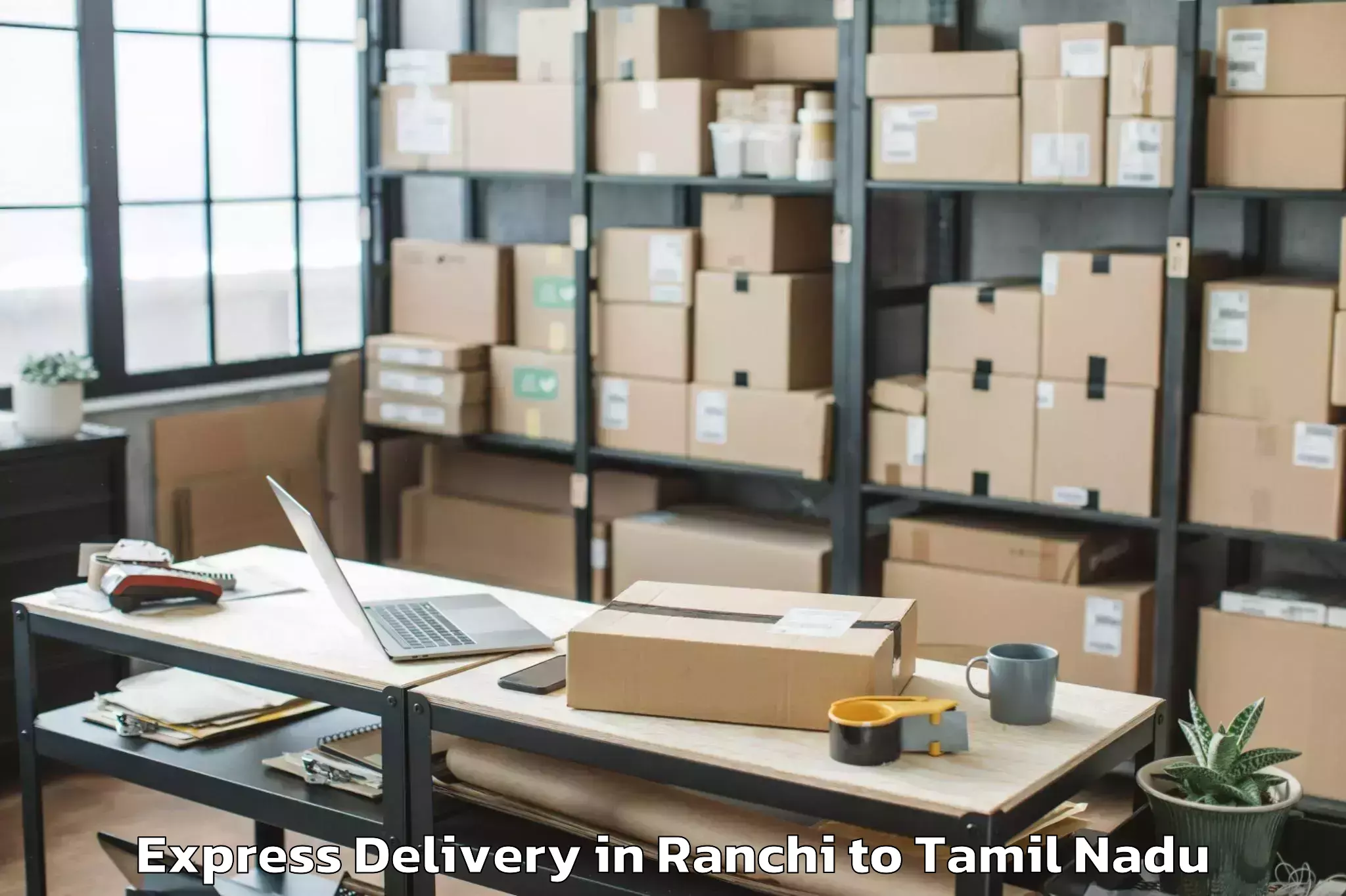 Get Ranchi to Tuticorin Port Express Delivery